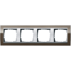 GIRA - GGI0214766 Abdeckrahmen 4f Zwischenr. F Alu Gira Ev
