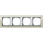 GIRA - GIR0214776 Abdeckrahmen 4f Zwischenr. F Alu Gira Ev