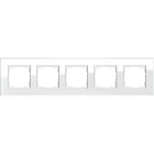 GIRA - GGI021512 Abdeckrahmen 5f Gira Esprit G Weiss