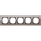 GIRA - GIR0215122 Abdeckrahmen 5f Gira Esprit G Umbra