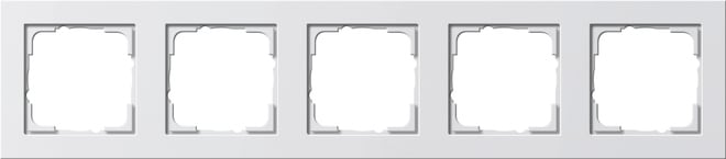 GIRA - GIR021522 Abdeckrahmen 5f Gira E2 Reinweiss m