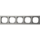 GIRA - GGI021533 Abdeckrahmen 5f Gira E2 Edelstahl