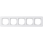 GIRA - GGI0215410 Abdeckrahmen 5f Gira E3 Reinweiss/Reinwe