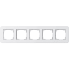 GIRA - GGI0215410 PLACCA 5-M GIRA E3 BNC PURO/BNC PURO