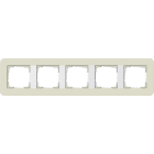 GIRA - GGI0215417 Abdeckrahmen 5f Gira E3 Sand/Reinweiss