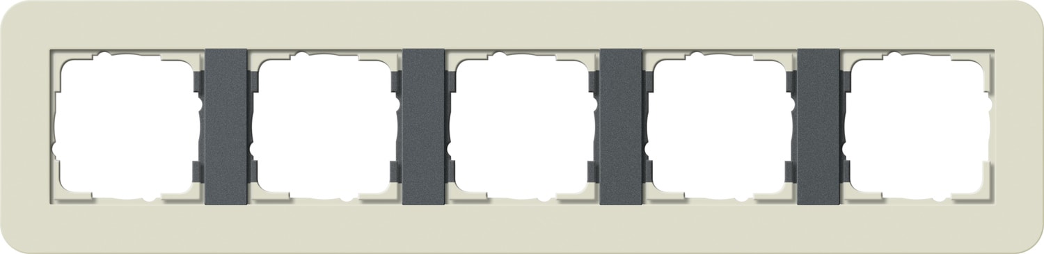 GIRA - GGI0215427 PLACCA 5-M GIRA E3 SABBIA/ANTRAC.