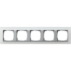 GIRA - GIR021550 PLACCA 5-M INTERM.PL. C.ALLUM. GIRA EVEN