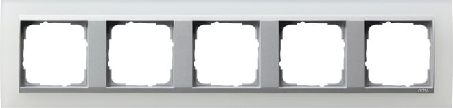 GIRA - GIR021550 PLACCA 5-M INTERM.PL. C.ALLUM. GIRA EVEN