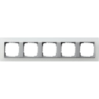 GIRA - GGI021550 Abdeckrahmen 5f Zwischenr. F Alu Gira Ev