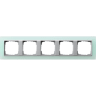 GIRA - GIR021551 Abdeckrahmen 5f Zwischenr. F Alu Gira Ev