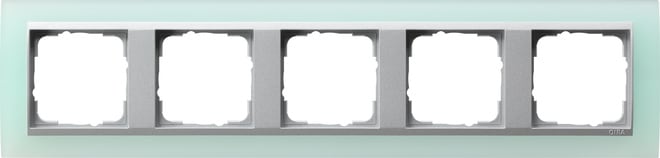 GIRA - GIR021551 Abdeckrahmen 5f Zwischenr. F Alu Gira Ev