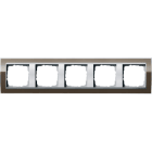 GIRA - GIR0215766 Abdeckrahmen 5f Zwischenr. F Alu Gira Ev