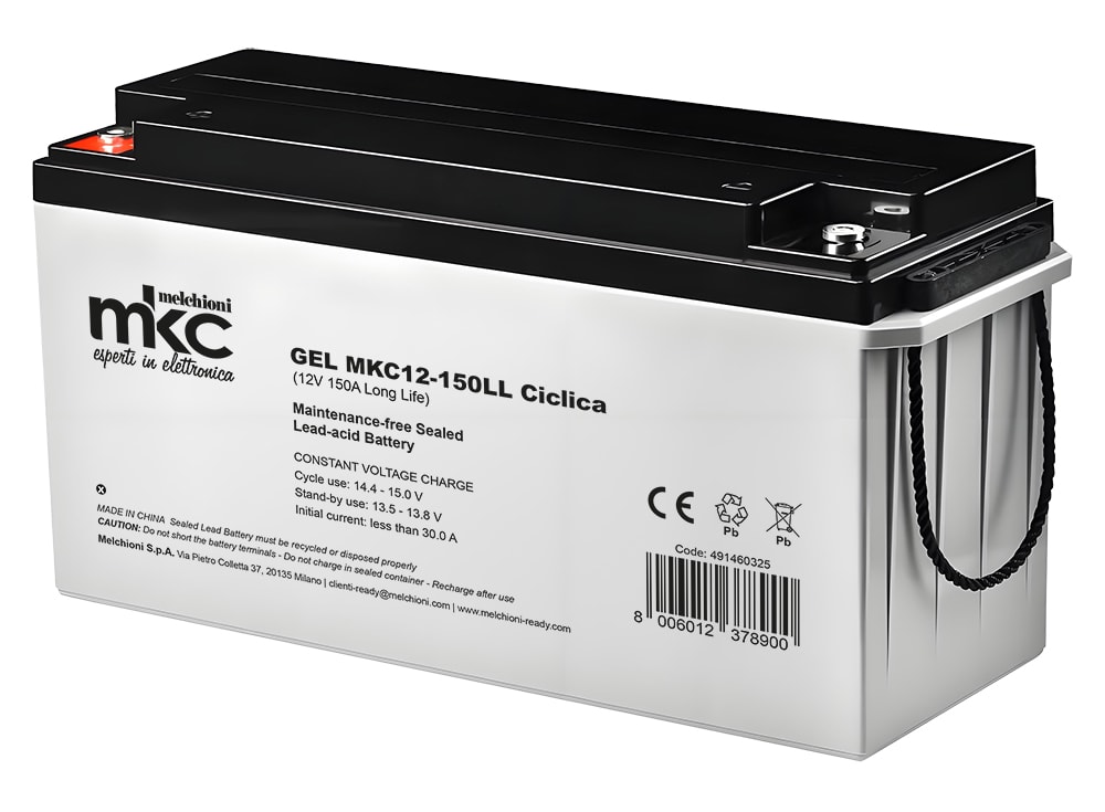 MELCHIONI SPA - MEM491460325 ACCUMULATORE GEL MKC12-150LL 12V 150A LO