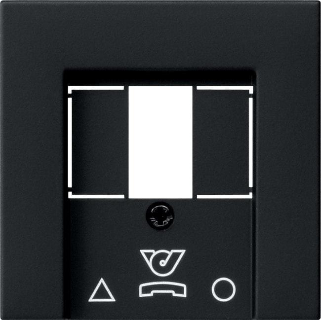 GIRA - GGI0260005 Abd. TDO-Anschlussdose System 55 Schwarz