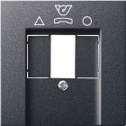 GIRA - GGI026028 Abd. TDO-Anschlussdose System 55 Anthraz