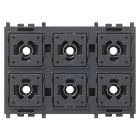 VIMAR SPA - VIW02687.AX COMANDO FLAT/TONDO 6 PULS. 1P NO 24V 3M
