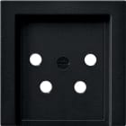 GIRA - GGI0279005 COP. SCAT.ALL.KPN 4P SYSTEM 55 NERO O