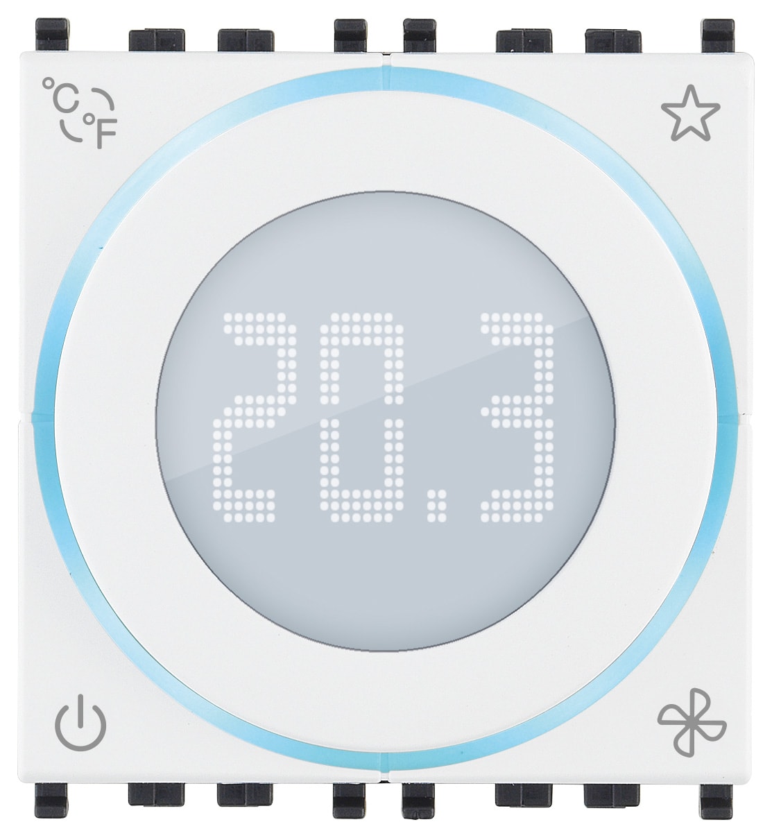 VIMAR SPA - VIW02974.B Termostato rotella connesso IoT2M bianco