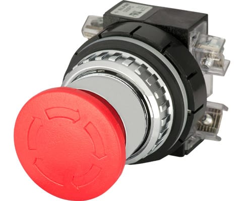 NEW ELFIN SRL - NEW030PFAR2FC PULSANTE FUNGO AGG.ROSSO 2NC