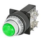 NEW ELFIN SRL - NEW030PRVF1 PULSANTE VERDE NO+NC