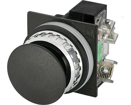 NEW ELFIN SRL - NEW030RFNFA PULSANTE FUNGO NERO NO