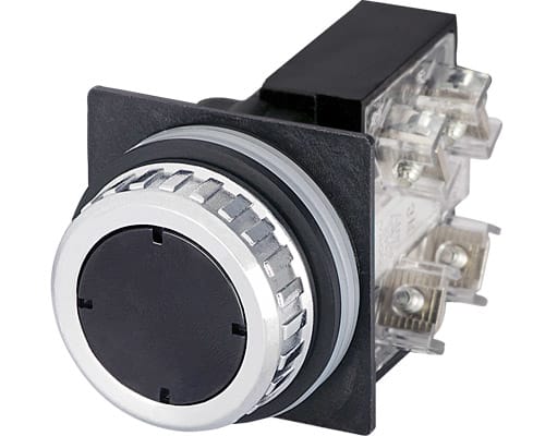 NEW ELFIN SRL - NEW030RINF1 PULSANTE NERO NO+NC