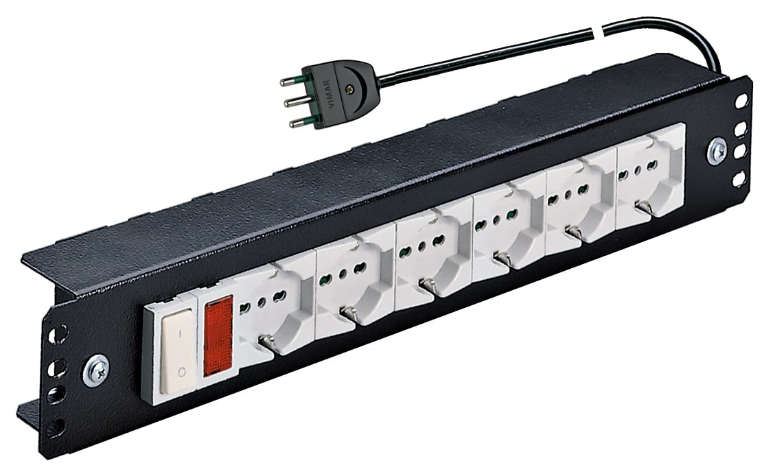 VIMAR SPA - VIW03261.1 Pannello 6 universale+int+spia+cavo