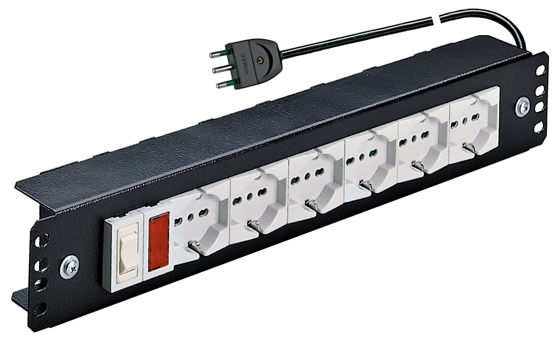 VIMAR SPA - VIW03262.1 PANNELLO 6 UNIVERSALE+MT+SPIA+CAVO