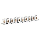 LEGRAND - LEG034000 MORSETTI A MANTELLO-LISTA DA 10 2X6MMQ