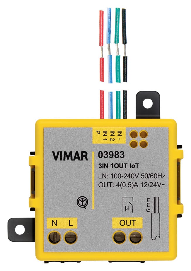 VIMAR SPA - VIW03983 Modulo 3in 1out connesso IoT