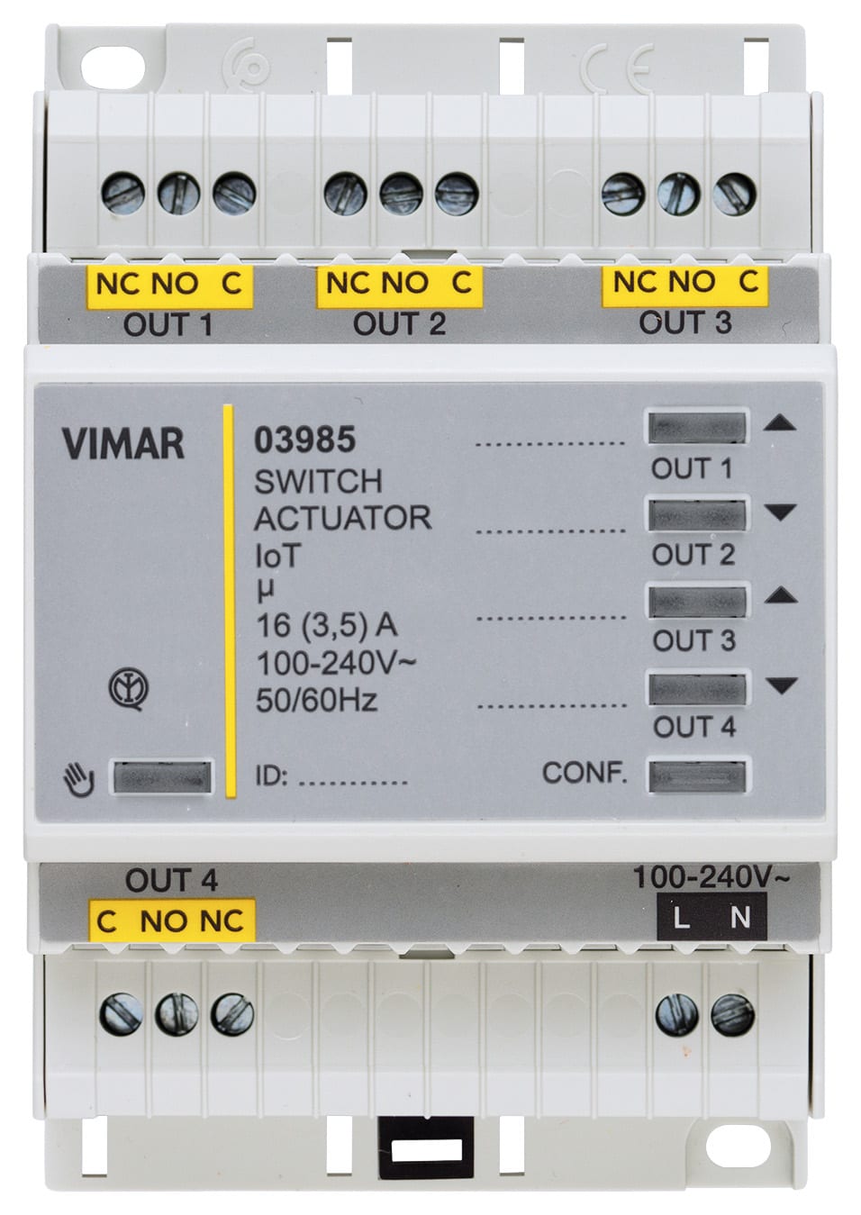 VIMAR SPA - VIW03985 ATTUATORE MULTIF. 4OUT REL CONNESSO IOT
