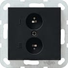 GIRA - GIR0402005 ALTOPARL.STEREO PRESA SYSTEM 55 NERO O