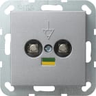 GIRA - GGI040526 PRESA EQUIPOTENZIALE 2X SYSTEM 55 C.ALLU