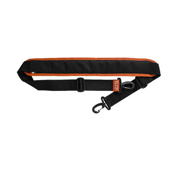 ELCA SRL - EAS0405CA000119 CINGHIA TRACOLLA NERO/ARANCIO ELCA
