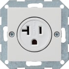 GIRA - GIR048703 Steckd. 2-p NEMA 5-20 R System 55 Reinwe