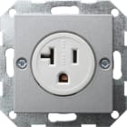 GIRA - GGI048726 Steckd. 2-p NEMA 5-20 R System 55 F Alu