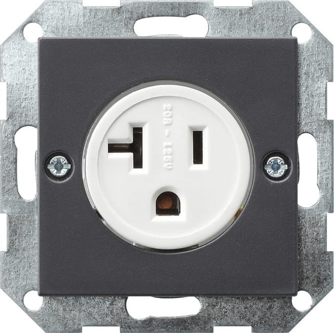 GIRA - GIR048728 Steckd. 2-p NEMA 5-20 R System 55 Anthra