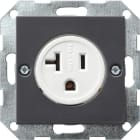 GIRA - GIR048728 PRESA 2-P NEMA 5-20 R SYSTEM 55 ANTRACIT