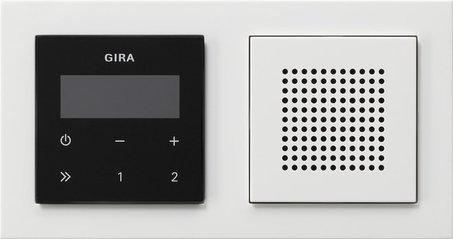 GIRA - GGI049572 RADIO RDS IN ALTOPARL. + PLACCA E2