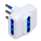 MASTER SRL - MST05981 Adatt.Triplo 16A 2P+T Bianco