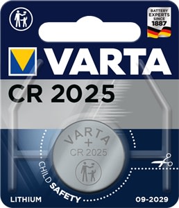 VARTA CONSUMER BATT - VAT06025101401 CR 2025 (LITIO)