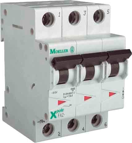 EATON - EAO278951 FAZ-B25/3N INT. MT 10KA 3P+N B 25A