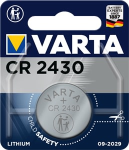 VARTA CONSUMER BATT - VAT06430101401 CR 2430 (LITIO)