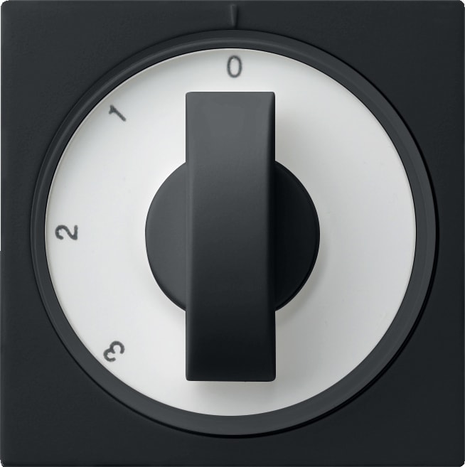 GIRA - GIR0669005 COP. SELETTORE 3 POSIZIONI 0/1/2/3