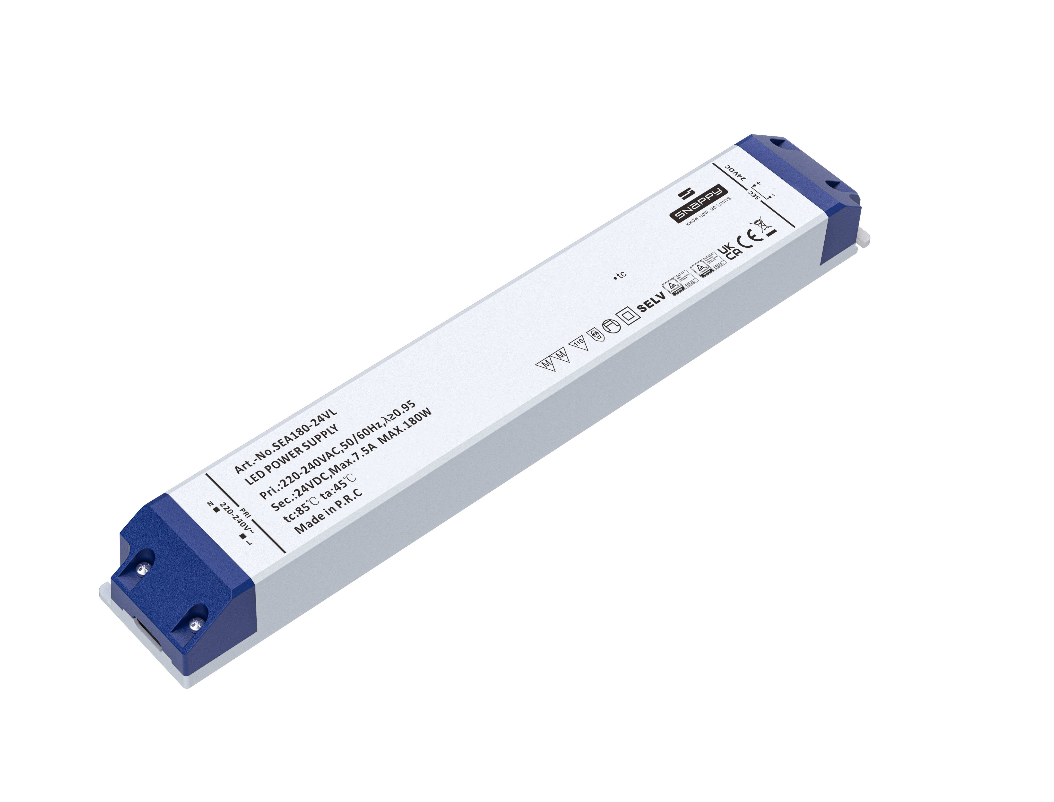 ELCOM SRL - EOWAL00253 DRIVER 24V 180W CLASSE II IP20 (SN)