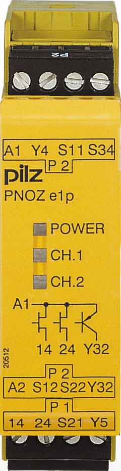 PILZ ITALIA SRL - PIZ784130 PNOZE1P C 24DC 2PNP+1PNP