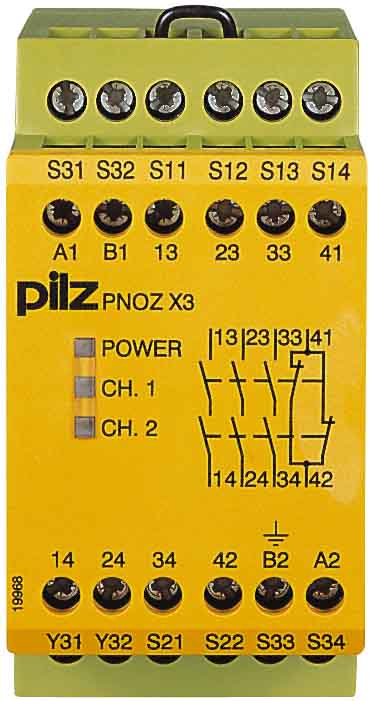 PILZ ITALIA SRL - PIZ774315 PNOZ X3 115AC/24DC 3NA+1NC+1PNP