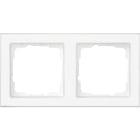 GIRA - GIR071222 Abdeckrahmen 2f durchgangig beschr. Gira