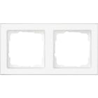 GIRA - GIR071222 Abdeckrahmen 2f durchgangig beschr. Gira