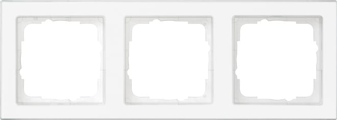 GIRA - GIR071322 Abdeckrahmen 3f durchgangig beschr. Gira